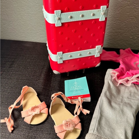 American Girl Doll Lot MOSTLY RETIRED Gracie’s Travel Case Shoes Etc - Picture 2 of 6